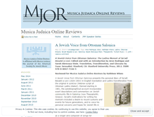 Tablet Screenshot of mjoreviews.org